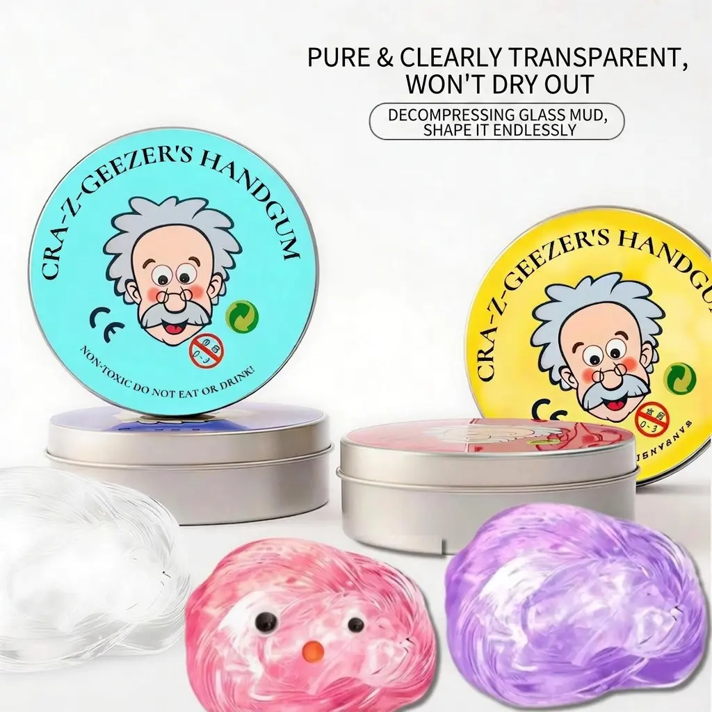 Non-Newtonian Fluid Stress Relief Toy, Crystal Clear Liquid DIY Fun, Stress Relief Fidgets, Kids Gift, Boys Girls Birthday Present, Creative Handmade Toy
