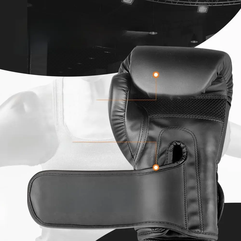 Professional Boxing Gloves - PU Leather, Adjustable Fit, Multi-Size for Adults, Sparring & Heavy Bag Training (with Weight Options)