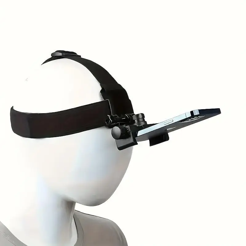 Adjustable Head-Mounted Phone Camera Mount, First Person View Shooting, Live Streaming Camera, Portable & Easy to Use