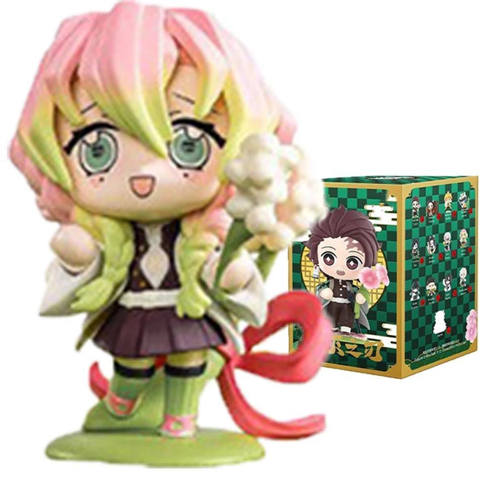 Demon Slayer Tanjiro Kamado Nezuko anime cartoon figure blind box creative personalized statue model ornament surprise gift box