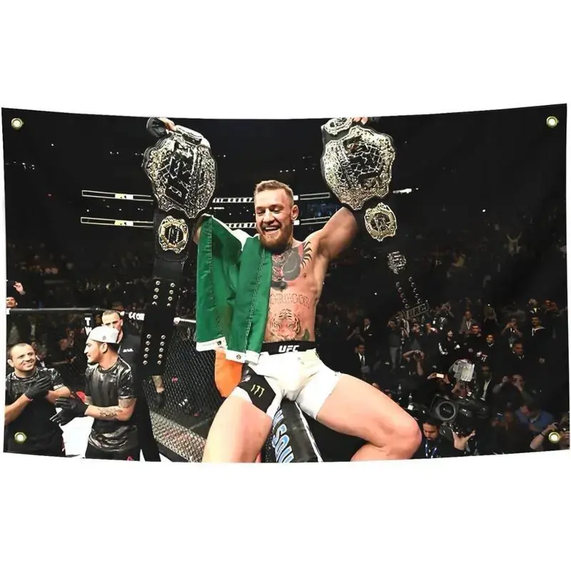 Conor McGregor Boxing Funny Durable Decorative Tapestry - Wall Decor for Adult Father's Man Cave, College Dorm Room Home Accessories, Funny Decor