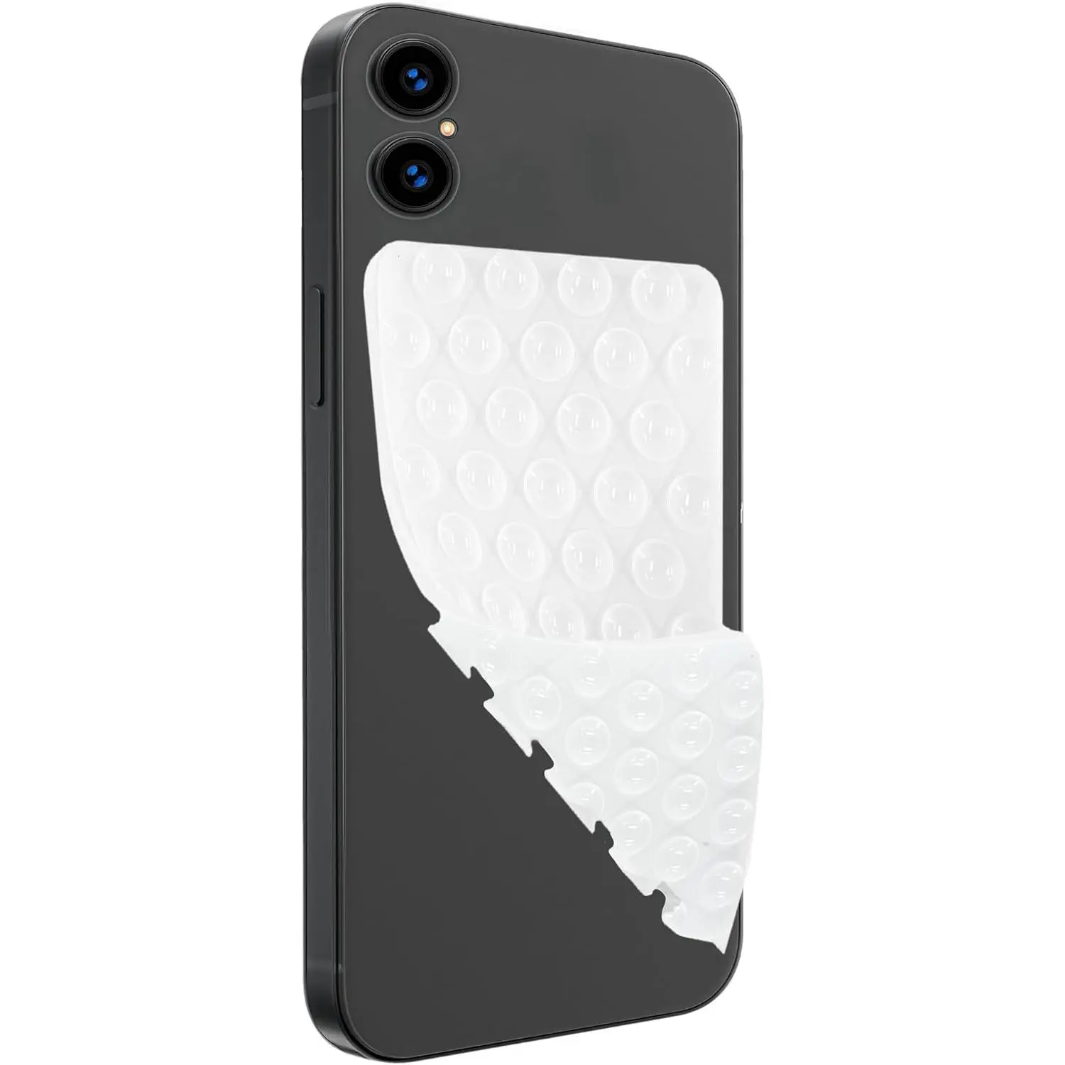 Double-Sided Suction Cup Phone Case Detachable Mount, Hands-Free  Grip Holder Stand for Selfies and Videos (Transparent)