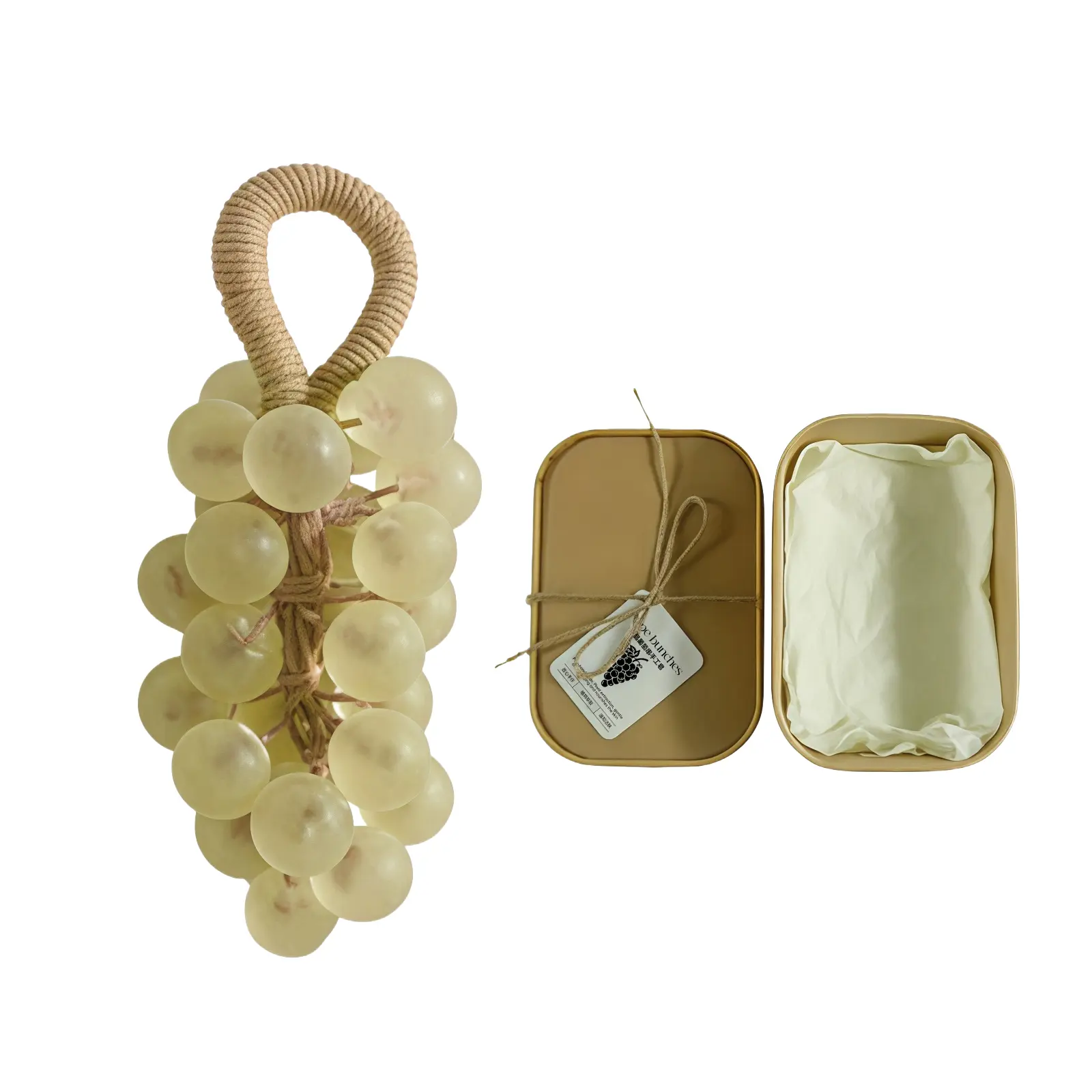 Jasmine Round Grape Soap (Gift Box)