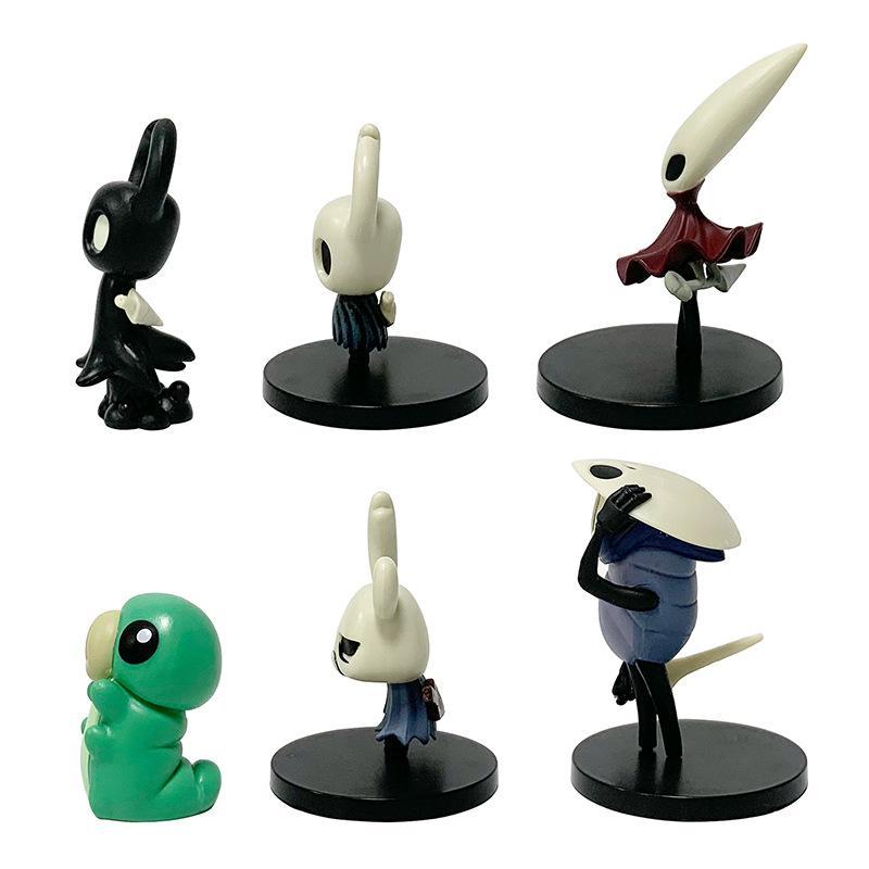 6pcs/set Hollow Knight Action Figure PVC Doll Game Anime Collection Model Toys