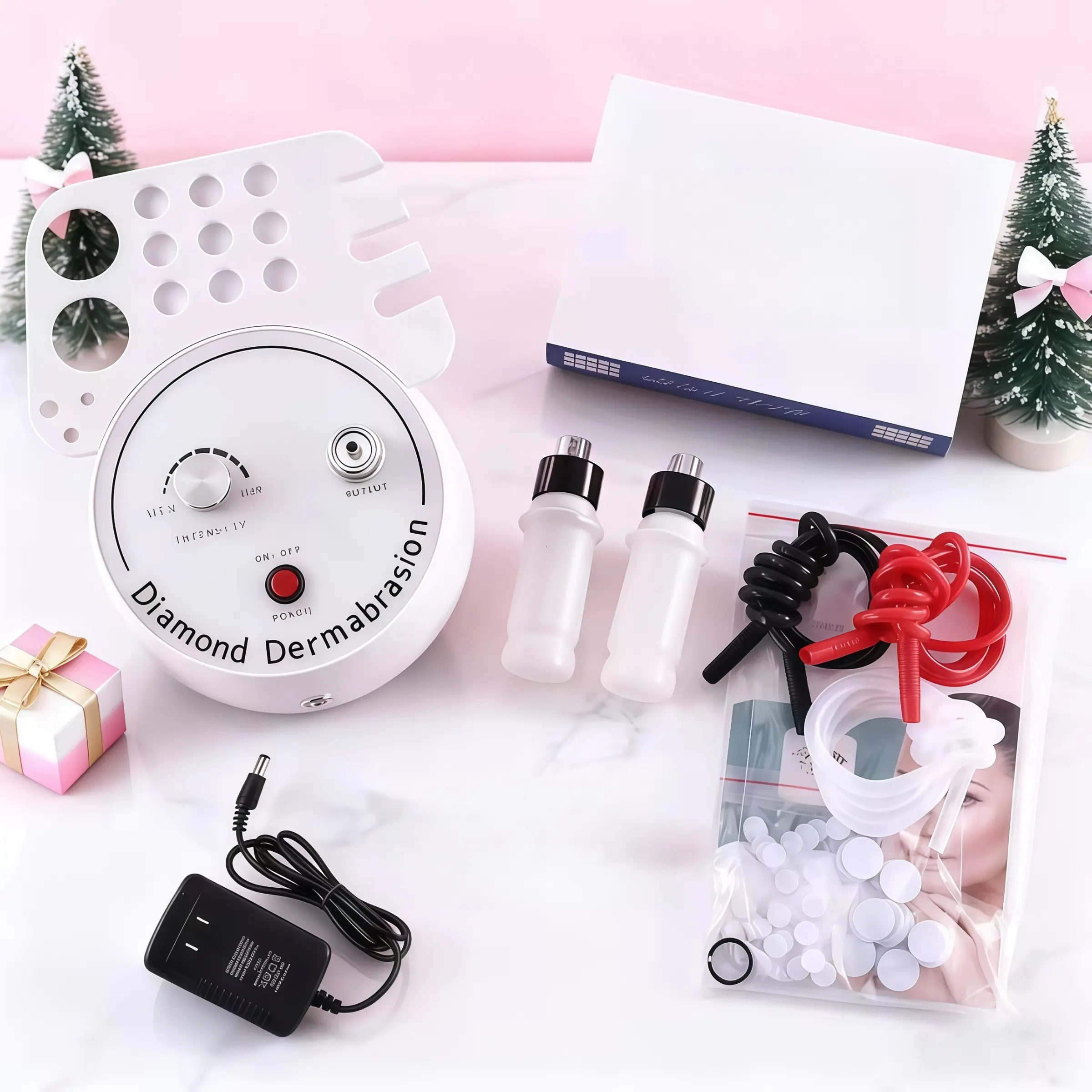 Three-In-One Microdermabrasion Machine, Deep Pore Cleansing, Skin Care, Facial Beauty Device, Exfoliation, Skincare Tool