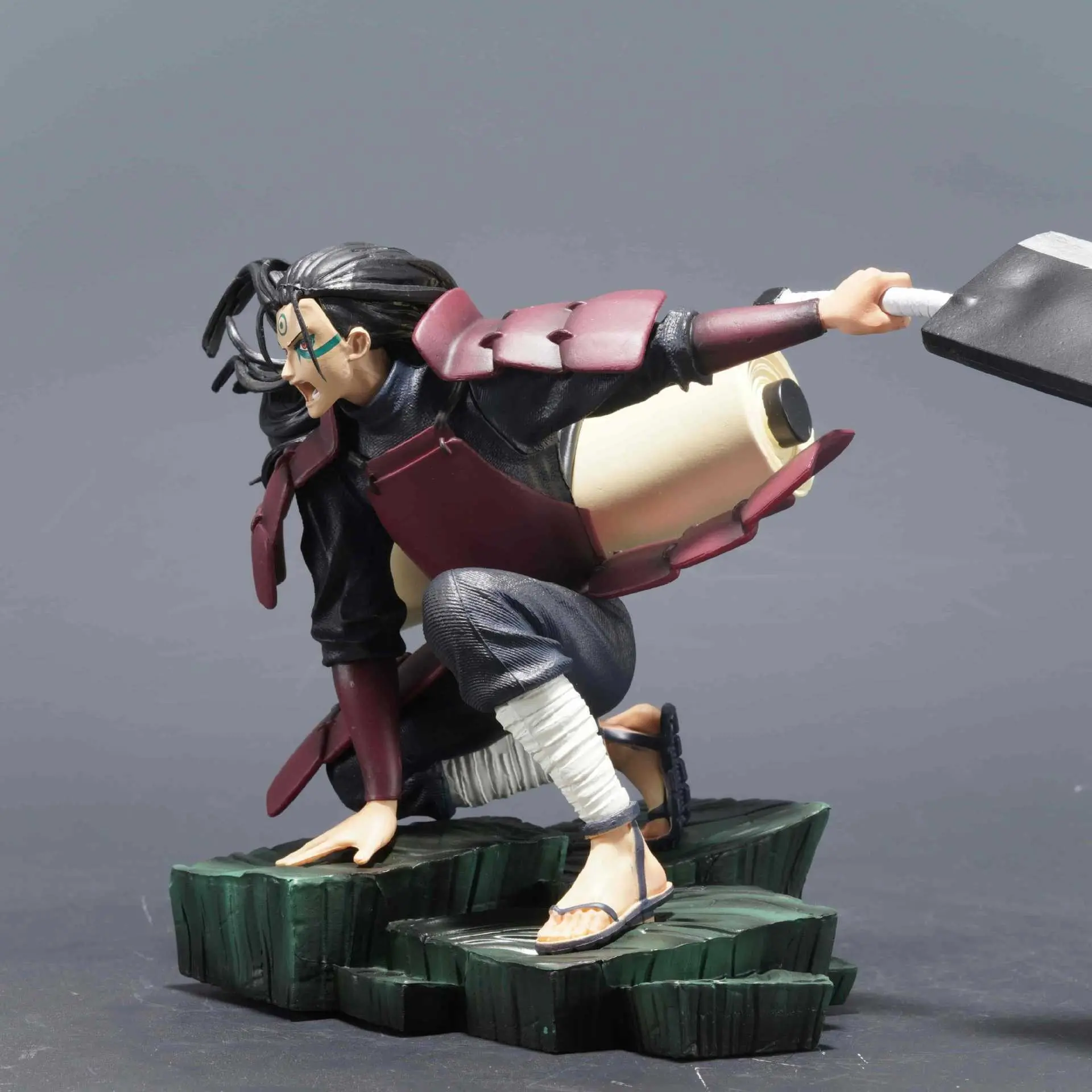 Naruto Hachibi Statue, Dual-Headed Naruto God Hand Office Figurine, Anime Model Collectible, Desktop Decor, Hobby Gift