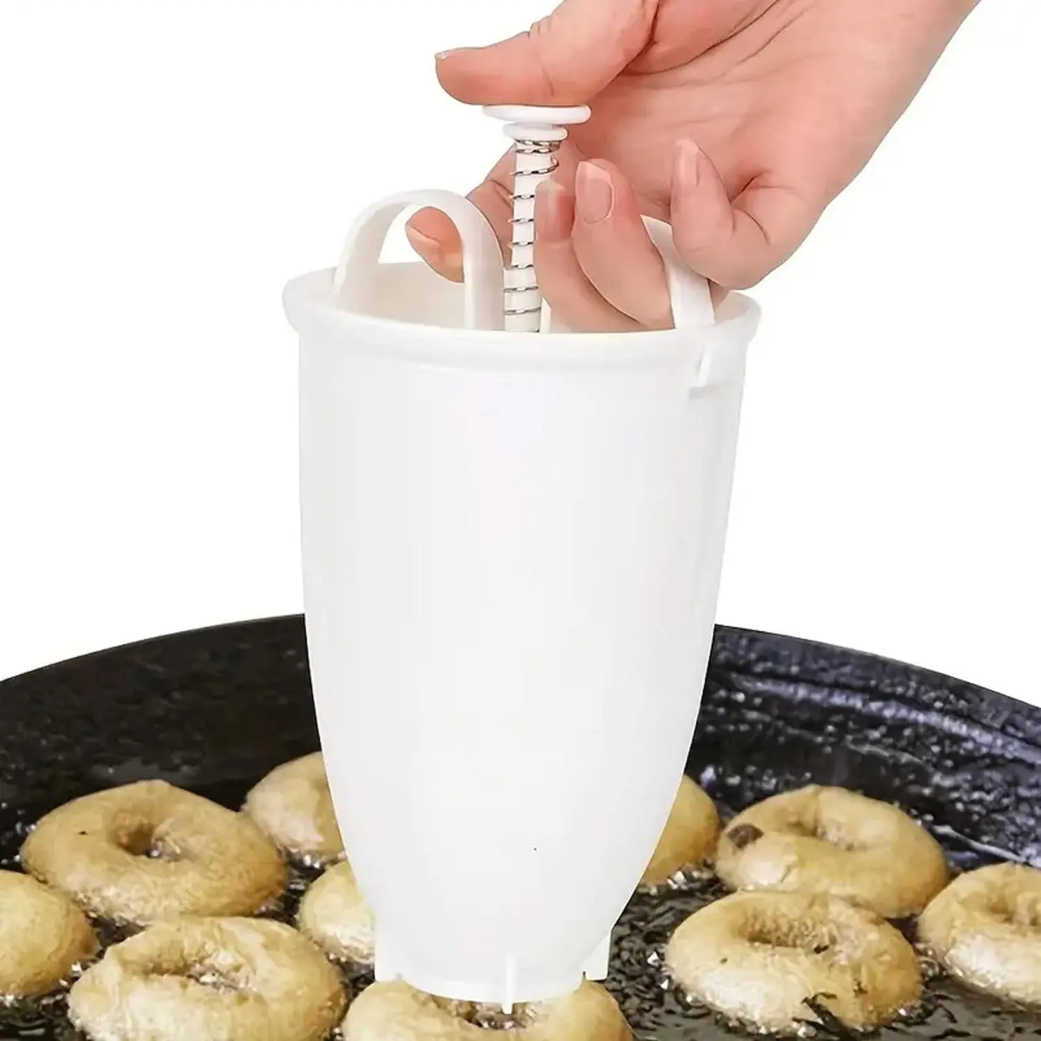 Plastic Doughnut Machine Mold, Handheld Donut Maker, DIY Baking Tool, Biscuit Donut Maker, Household Kitchen Appliance for Home Use