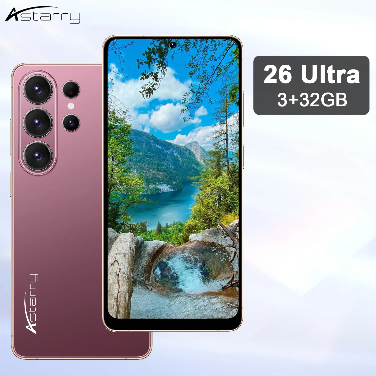 Aatarry Smart Phone 4g 26 Ultra, Mtk6762, Dual Sim, 6.75-Inch Display, 4100mah Battery, 3gb RAM+32GB ROM, Android 12 Os