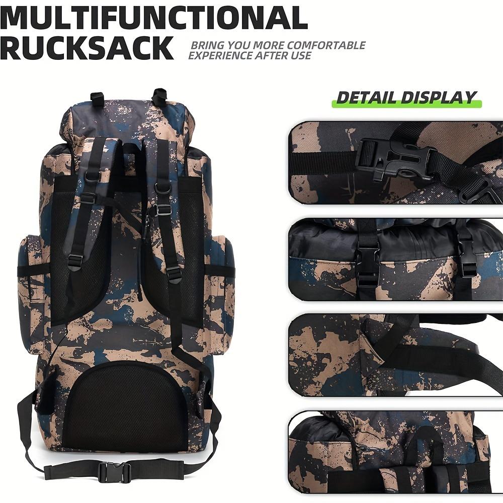 100L Camping Hiking Backpack Molle Rucksack Camping Backpacking Daypack
