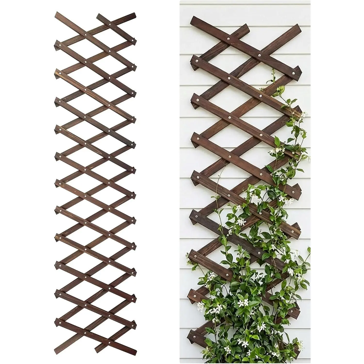 Expandable Garden Trellis,  Fence Panels for Climbing , 5.9x90 in