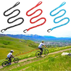Mountain Bike Tow Rope, Elastic Rescue Towing Strap, Outdoor Off-Road Recovery Tow Rope, High-Strength Nylon Rope