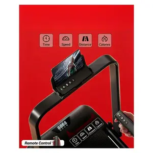 Four-in-one incline treadmill, 16% incline, with handrails, 8 km/h walking speed, 2.5 horsepower, silent and foldable, the treadmill comes with a remote control and LED display, Summervibes, summer excellence