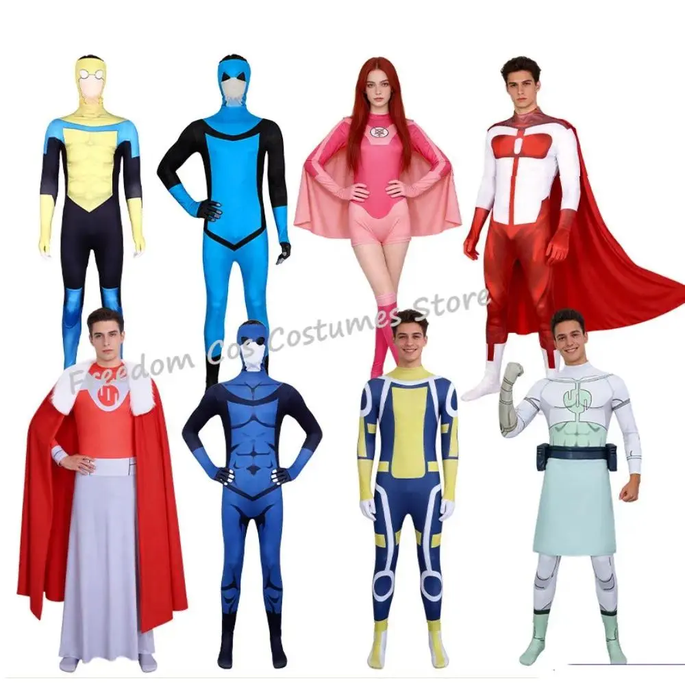 2026 Fancy Movie Invincible Cosplay Thragg Jumpsuit The Immortal Hero Mark Costume Fantastic Halloween Carnival Party Uniforms