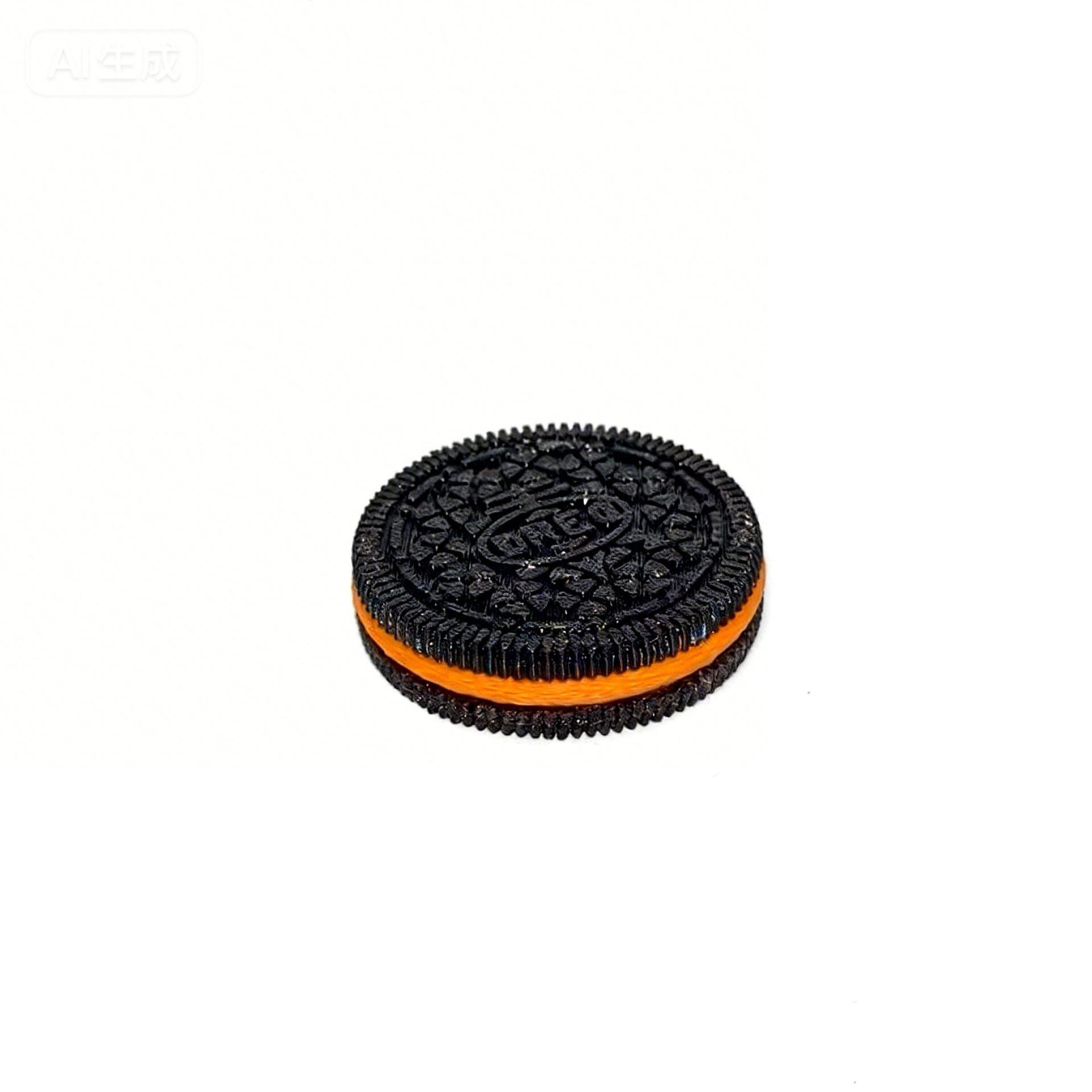 Creative Stress-Relief Fingertip Toy 3D Printed Simulation Oreo Rotating Sound Biscuit Desktop Fun Trendy Decorative Item home relief toy Gear Sensory Hypnotic