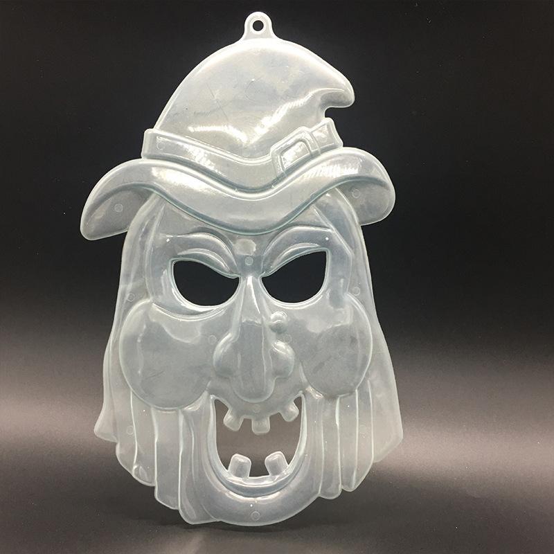 Halloween Glow-in-the-Dark Ghost Head Large Pendant