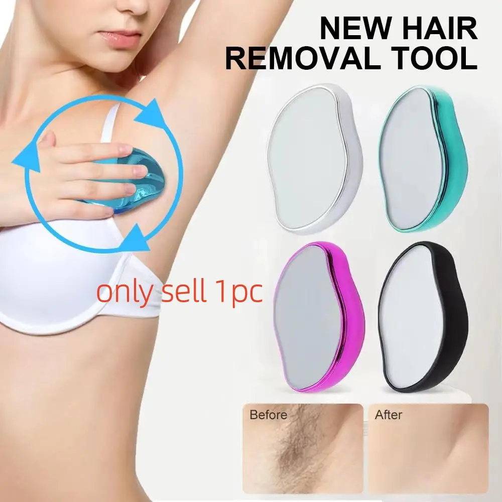 Crystal Hair Eraser, Safe & Easy Cleaning, Reusable Body Smoother, Physical Epilator for Smooth Skin, Beauty Depilation Tool, Hair Remover