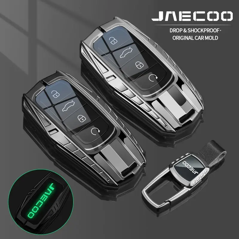 Chery Jetour J7 7 PHEV J5 5 EV 2025 J8 8 2026 car key case keychain remote control protective shell key cover accessory high-end full-package armored protection, anti-collision armor shell