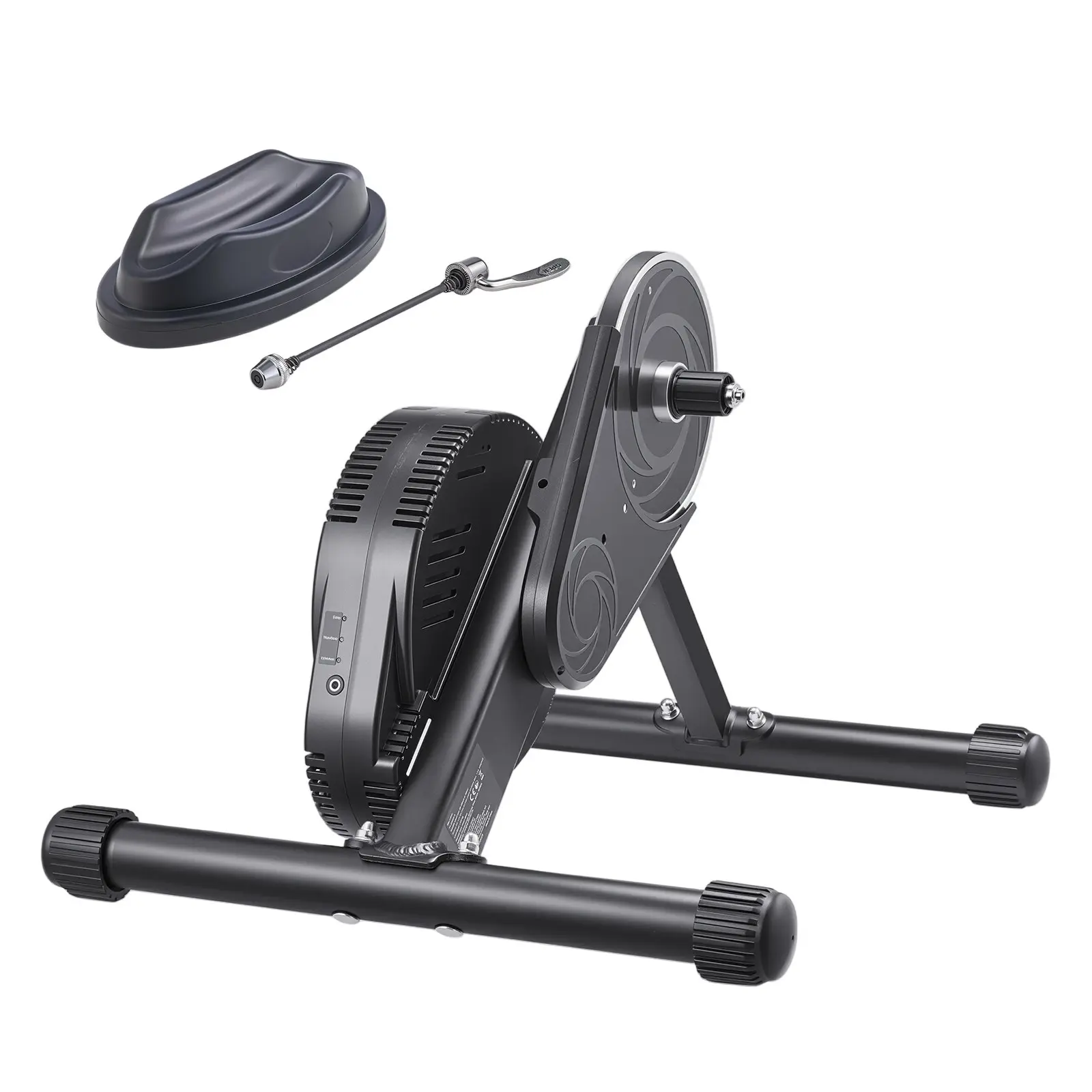 VEVOR Bike Trainer, 1-13 Level, 26-29 in & 700C Wheels, Smart Bicycle Stationary Stand for Indoor Exercise Riding with Front Wheel Riser Block, Fits Road and Mountain Bikes, Compatible with Zwift App