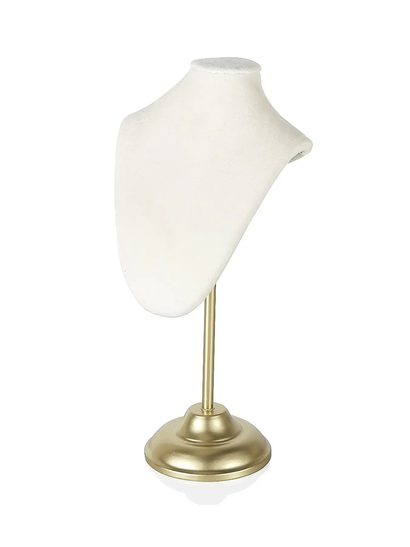 Elegant Jewelry Display Stand Organiser, Half-Body Mannequin Design, and Velvet Options, Ideal for Gold, Silver, Gemstone, Pearl Jewelry
