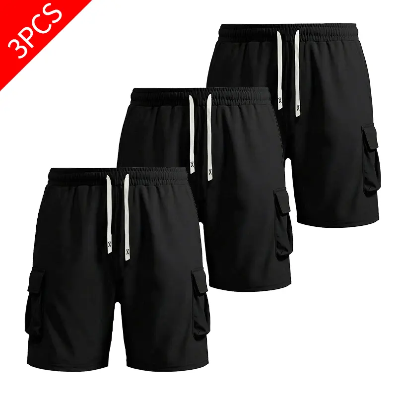Elastic Waist Work Pants for Men Inspired Utility Cargo Shorts, essential shorts men, bottom clothes, clearance sale, fits for men, summer mens clothing, going out outfit,back to school,back to school haul