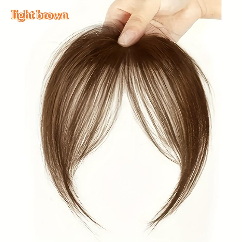 Women's High-Temperature Fiber Synthetic Straight Wig, with Fluffy Side Hair, Basic Style, with Flip Side Hair, Suitable for Daily Wear and Parties