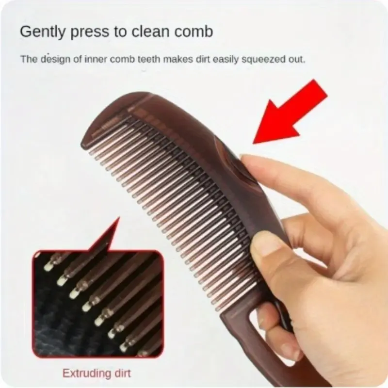 Minimalist Hollow Comb, Massage Hair Washing, Hollow Energy Comb, Anti-Dandruff Upgrade, No-Wash Grease Removal, Household Comb, Dirt Removal Comb