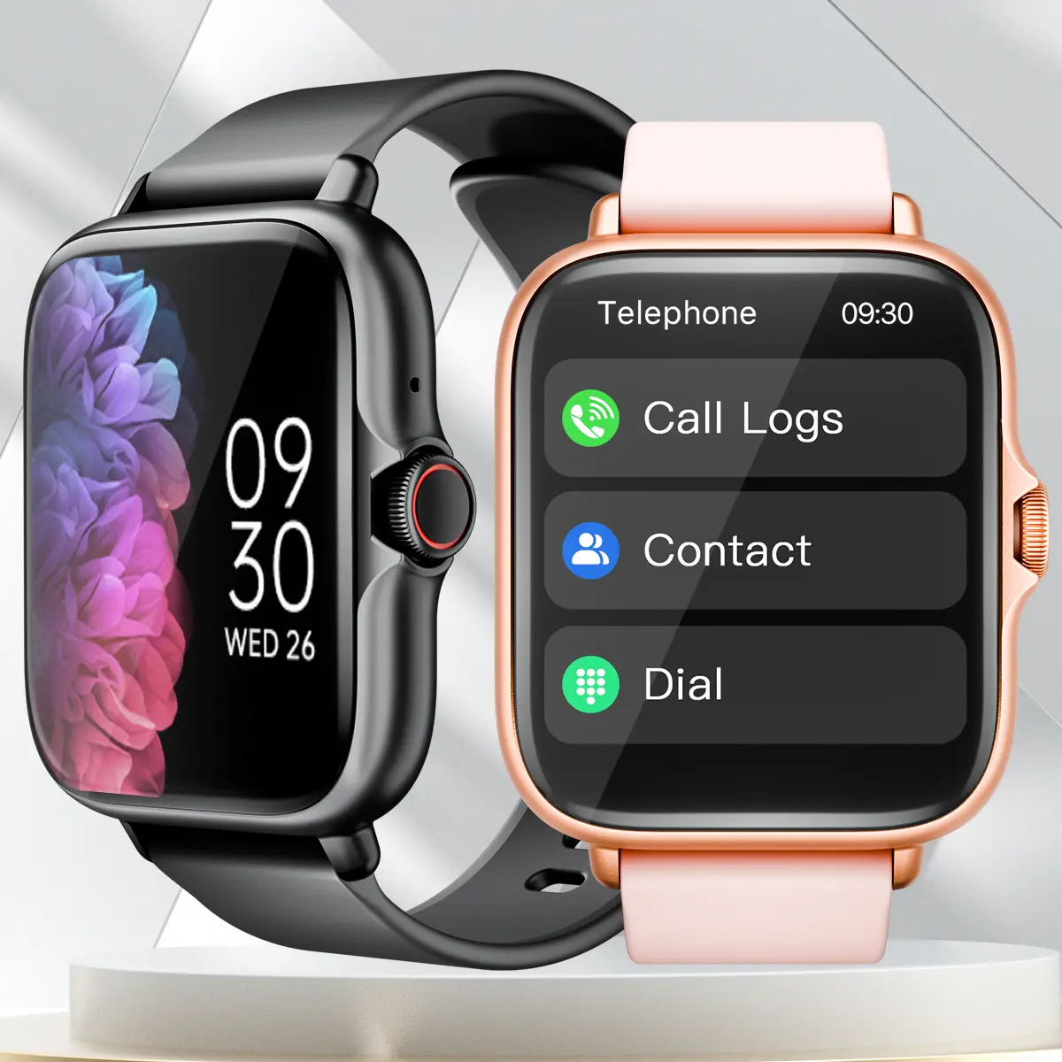 1.83'' Waterproof Smart Watch with Message Answer Call Sleep Monitoring Sports Pedometer Information Alerts For iPhone Android diy