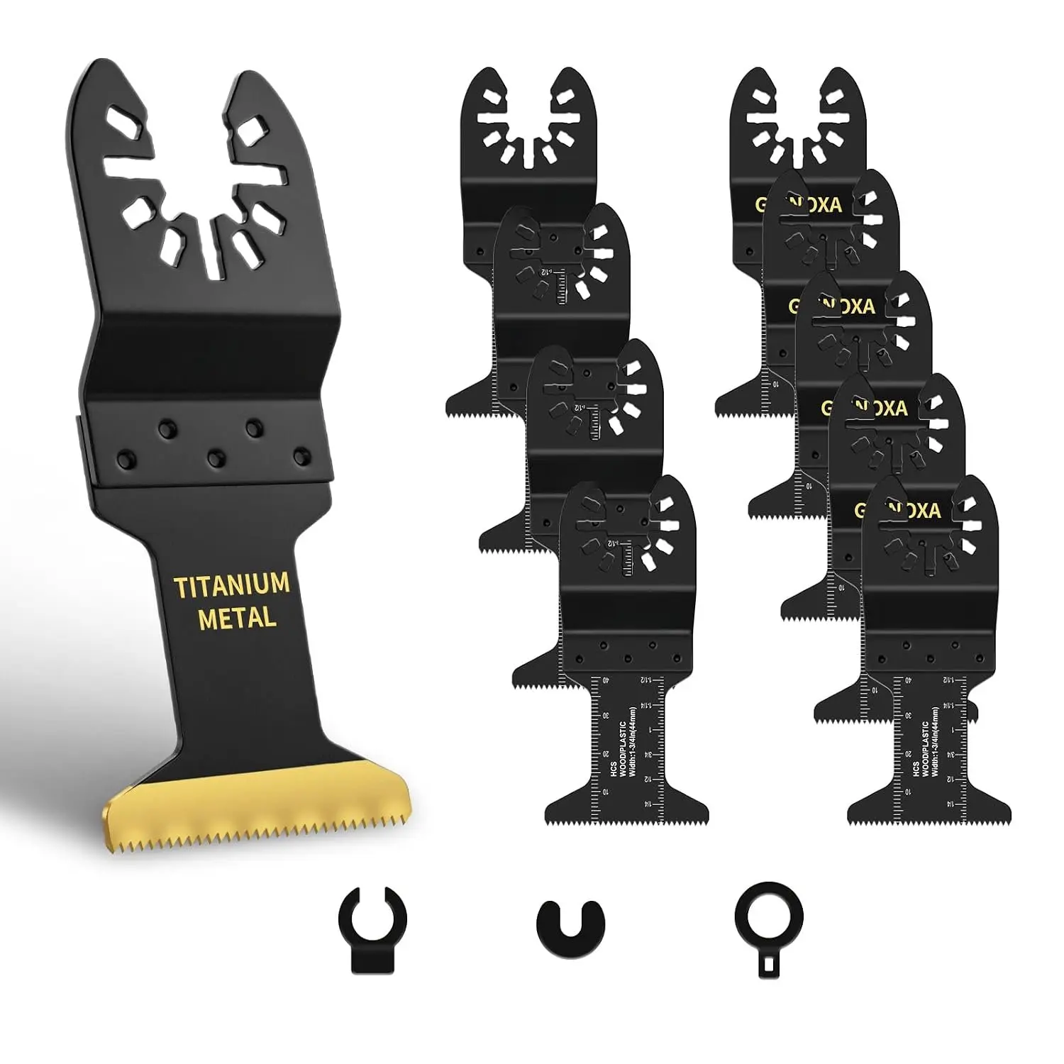 10 count Oscillating  ,  Titanium Oscillating Tool  Multitool  for  Metal