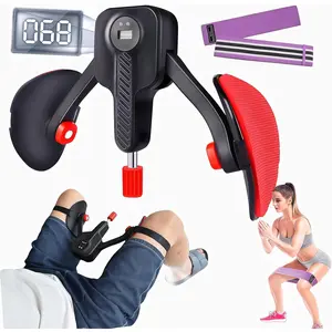 Thigh Trainer Kegel Exercise Adjustable Resistance 0-110 lbs Kegel Exerciser Pelvic Floor Muscle , Pelvic Floor Exercise Devices Trainer with Leg Straps,Inner Thigh Exerciser  Women Men