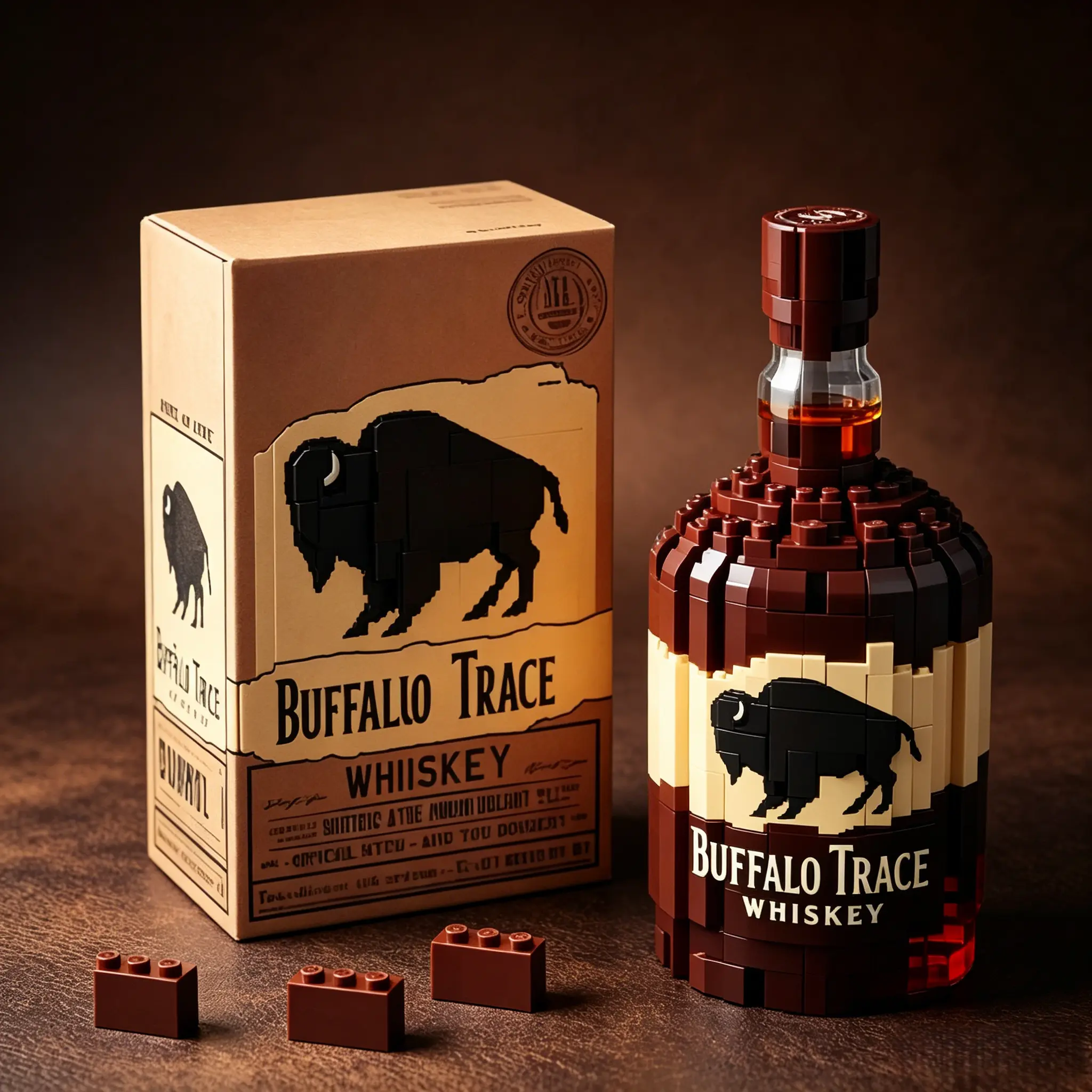 Designer Bottle Building Set Stackable Barrel & Bottle Models Unique Interactive Decor for Collectors