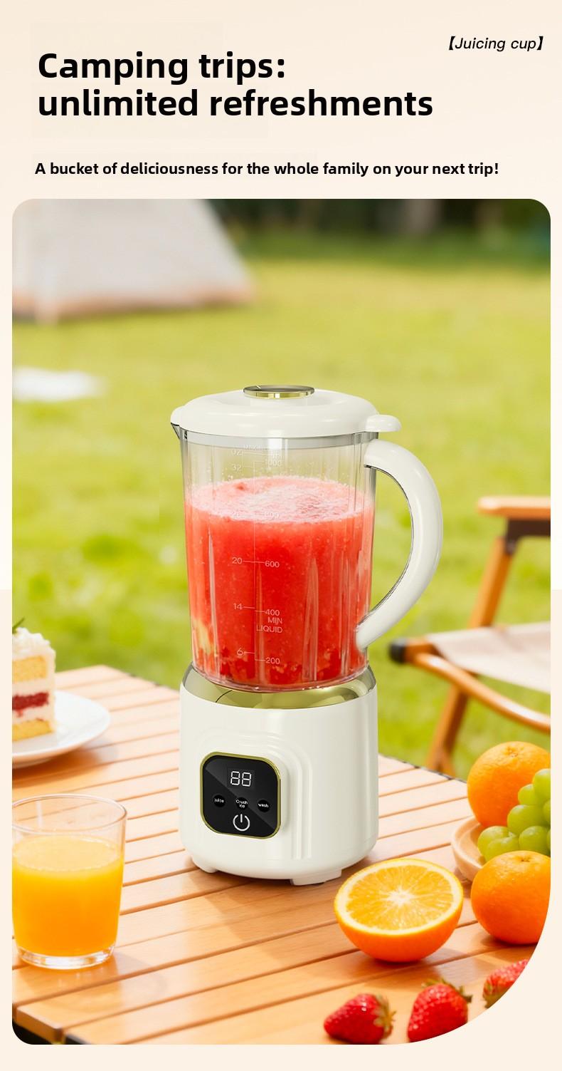 New dual-blade juicer, wireless electric large-capacity juice maker, portable blender for fresh juice