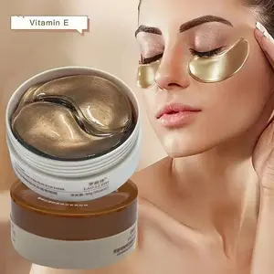 60 Caffeine Peptide Firming Hydrating Eye Masks, with Hyaluronic Acid & Niacinamide, Lifts Firms Brightens Moisturizes All Skin Types