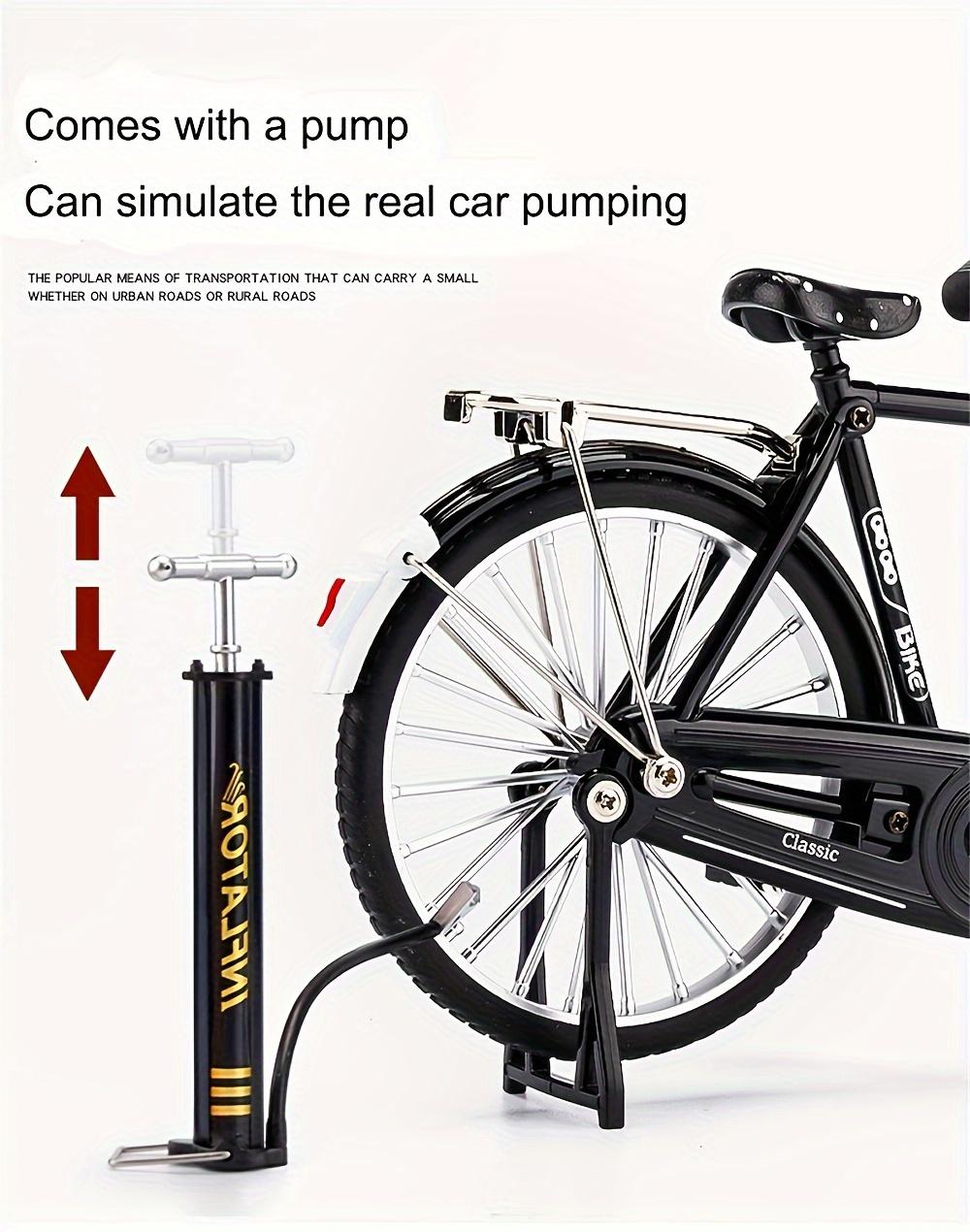 52-Piece Brain-Training/Hands-On/Retro Bicycle Model Set - Miniature Aluminum Alloy Set, Perfect for Collectors and Hobbyists, a Meaningful Gift and Home/Office Decor.