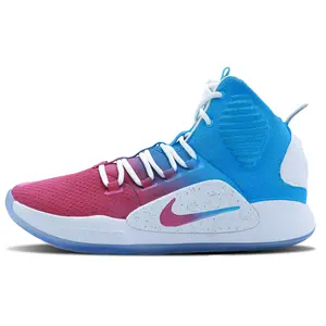 Nike Hyperdunk X Custom Gradient Spray Paint Basketball Shoes for Men – Dopamine-Inspired, Non-Slip, Durable, Cushioned, High-Top Verifiable, with credentials and supporting global authentication