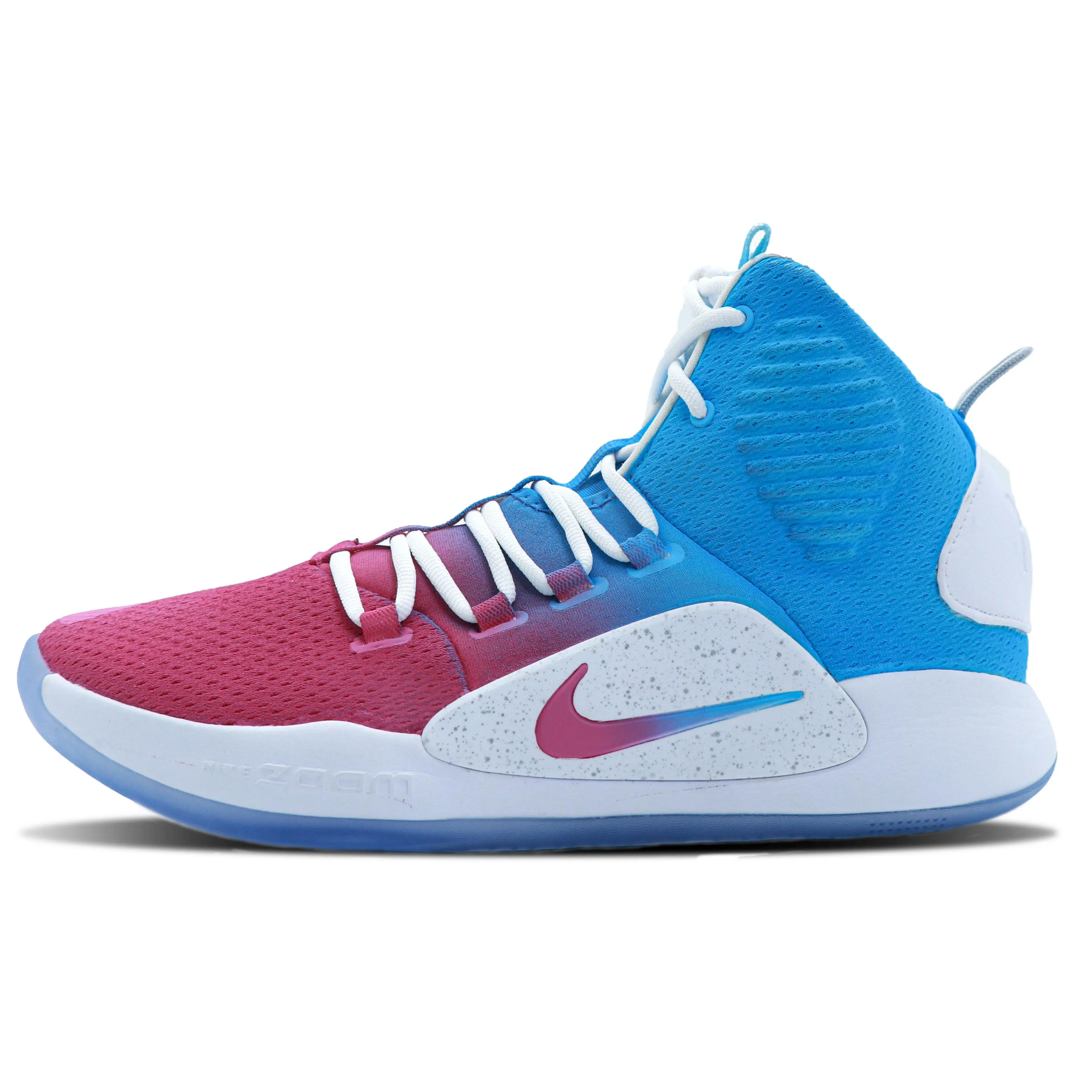 Nike Hyperdunk X Custom Gradient Spray Paint Basketball Shoes for Men – Dopamine-Inspired, Non-Slip, Durable, Cushioned, High-Top Verifiable, with credentials and supporting global authentication