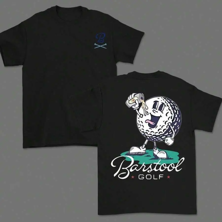 Barstool Golf Graphic T-Shirt for Women and Men - Vintage Cotton, Unisex Casual Soft Tee, Perfect Golf Gift,Casual Loose Fit Street Style For Summer Weekend Wear,Size S-5XL