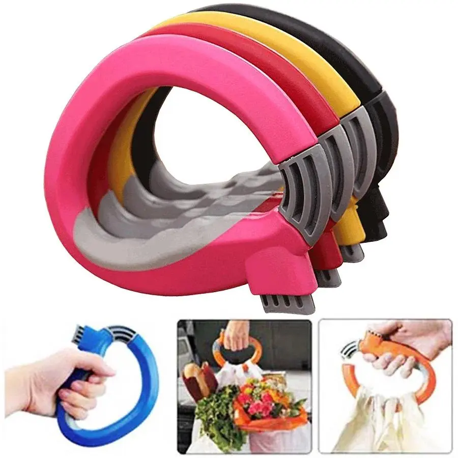 Portable Shopping Bag Grips, Carrier Handle Holder, Grocery Bag Holder, Convenient Carry Handle Gadget