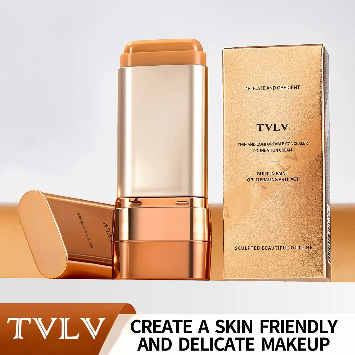 Lightweight Comfortable Moisturizing Concealer Foundation, Waterproof Sweat-Resistant, Natural Coverage for Blemishes and Acne Marks, Ideal for Work Commute