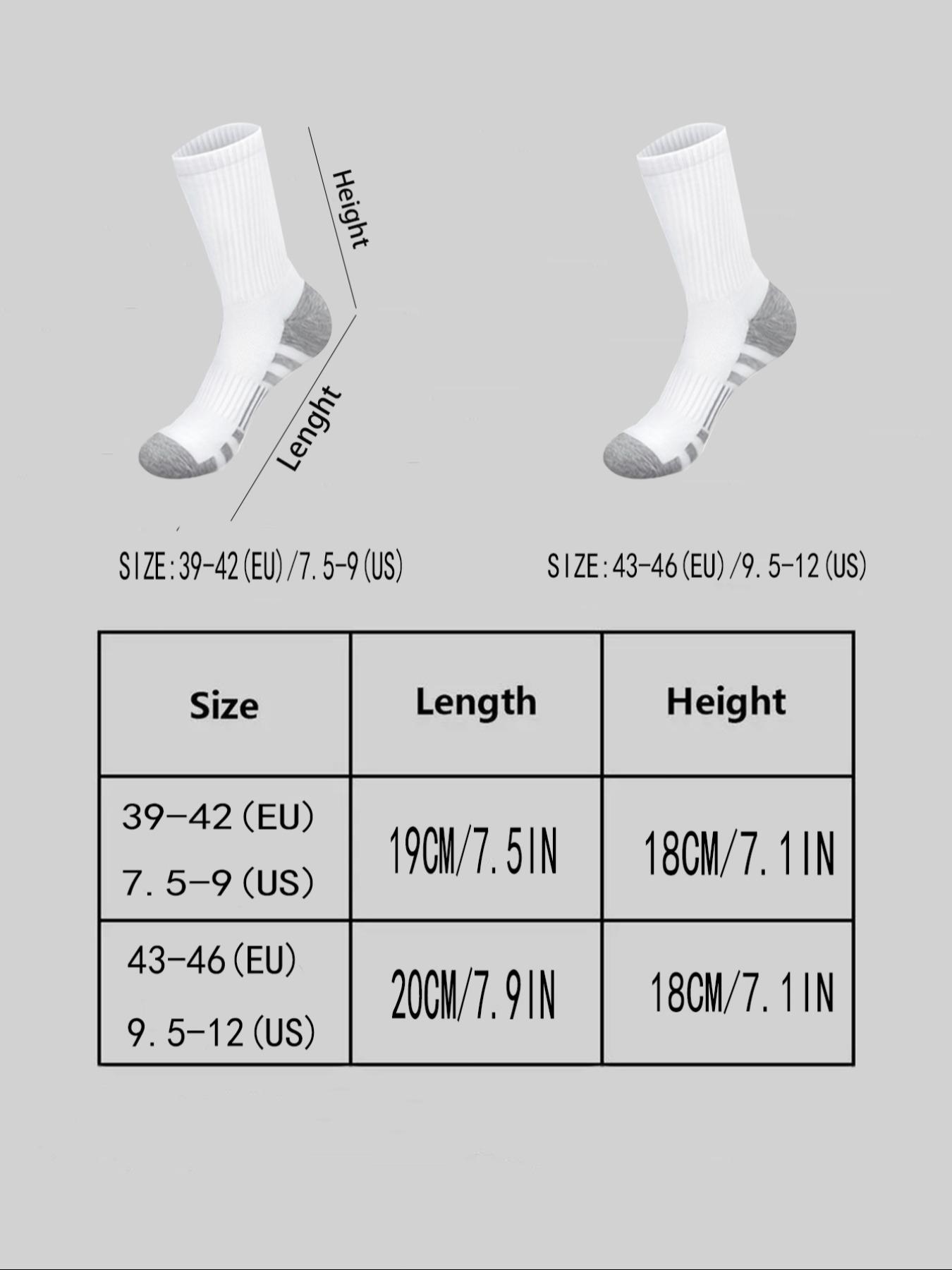 Men's Patchwork Crew Socks, Breathable Fabric Socks, Casual Comfortable Breathable and Soft Socks for Daily Wear, Multipack Knit Socks for All Seasons