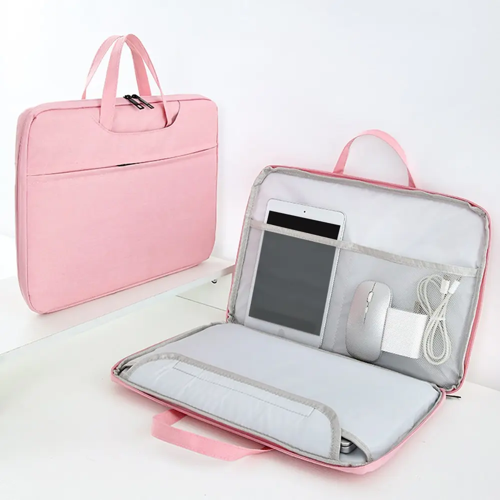 15.6 Inch Laptop Sleeve for Macbook Air Pro, Surface Laptop, Lenovo, Hp, Dell, Asus, Acer, Oxford Fabric Computer Bag