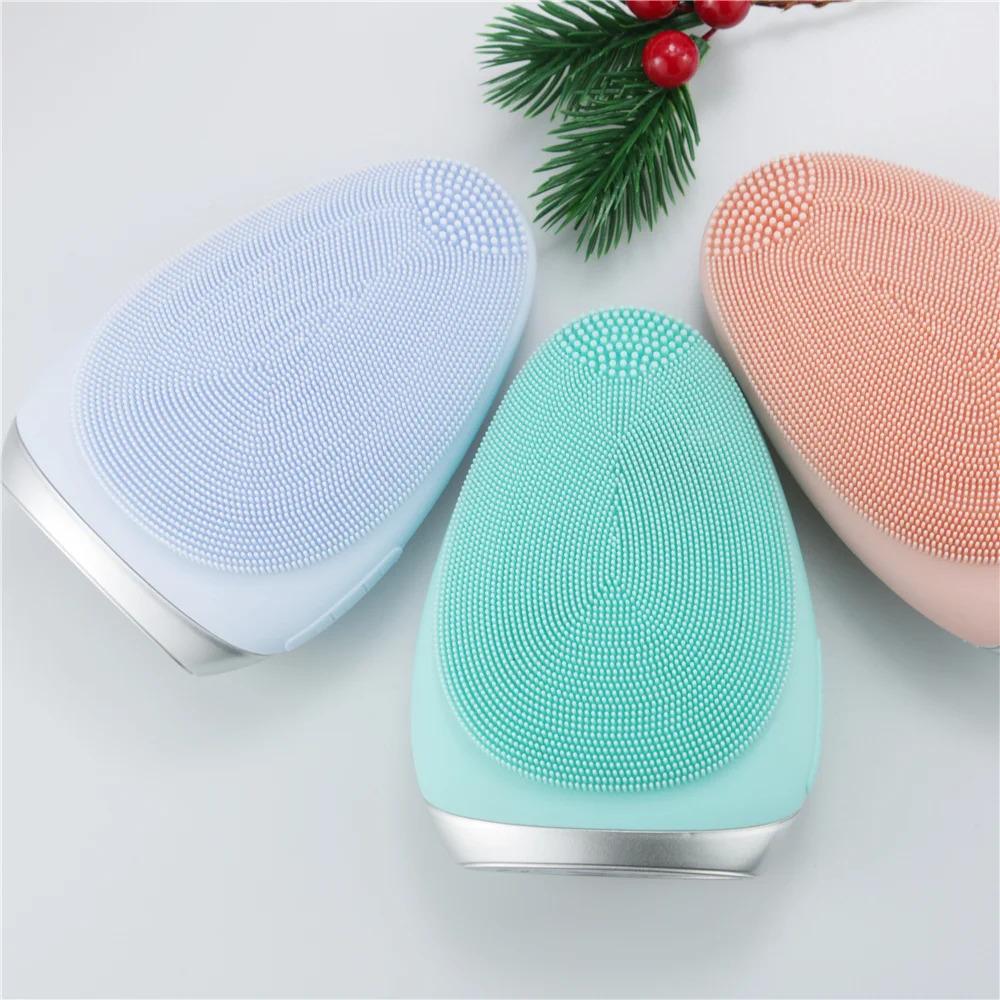 Limpiador Facial Cleanser Forever Remove Electric Liquid Silicon Face Cleaning Wash Device Waterproof Men Skin Care Brush