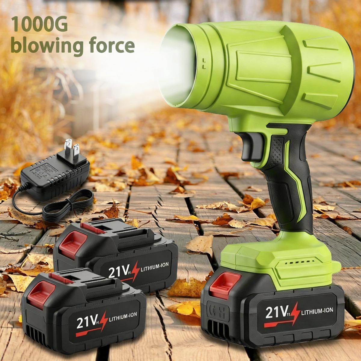 Cordless Portable Electric Air Blower with High-Power Turbo Jet Technology, Lithium-Battery Blower for Drying Cars and Dust Cleaning, Ideal Electric Tool