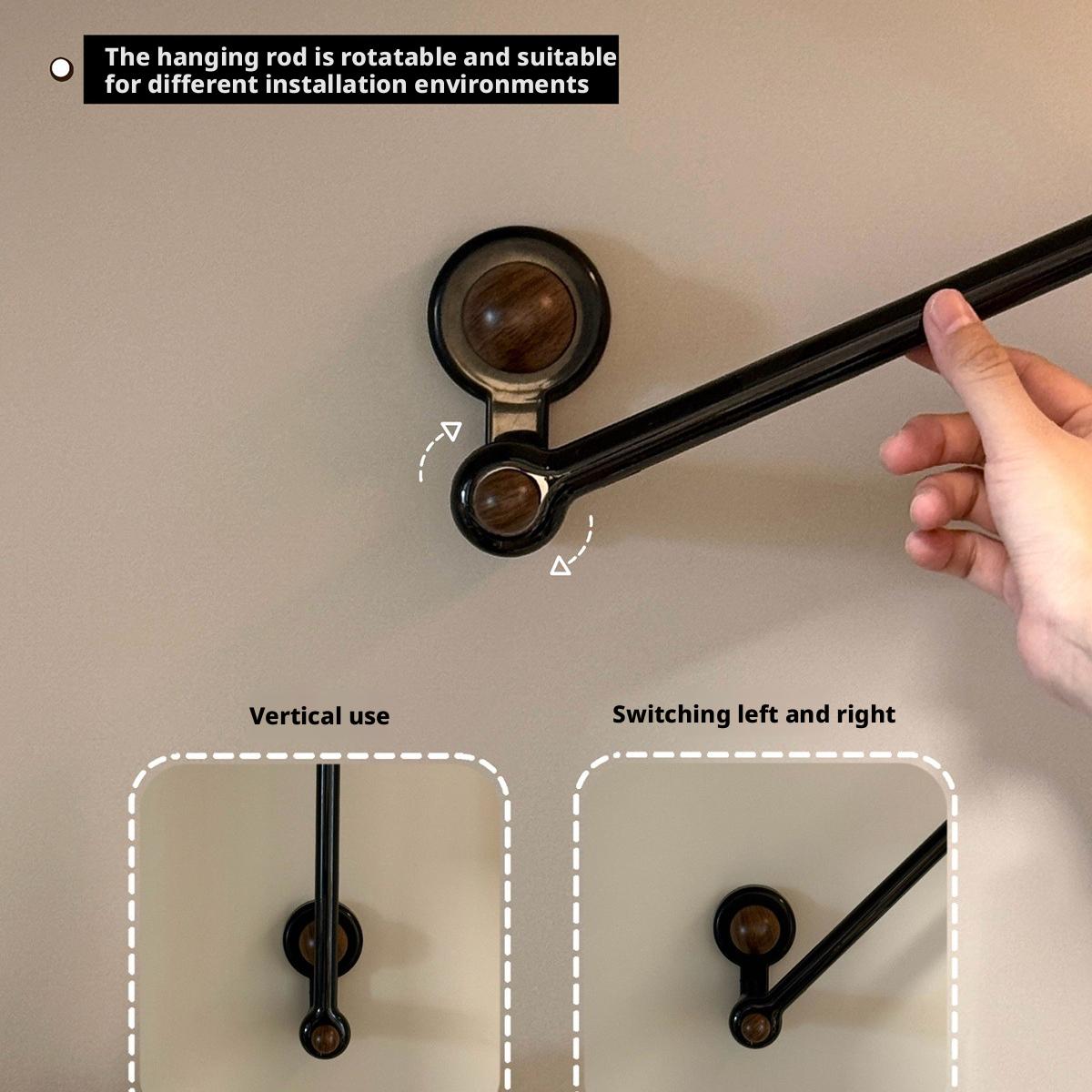 Drill-Free Wall-Mounted Suction Cup Paper Towel Holder