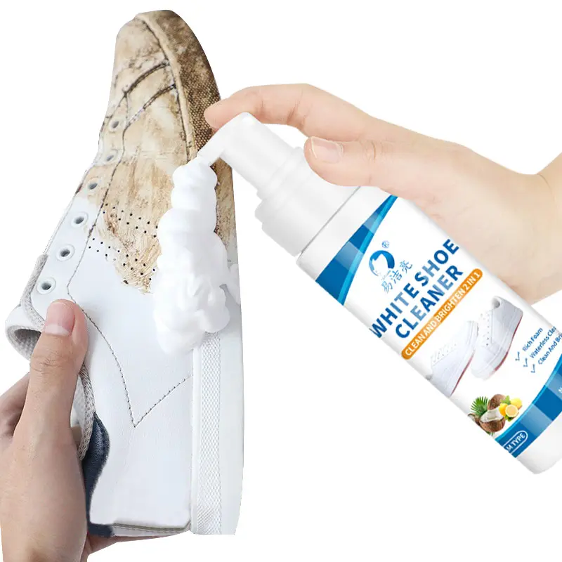 6.76 Oz Shoe Cleaner, Footwear Cleaner, Sneaker Cleaning Foam, Shoes Cleaning Agent, Waterless Foam for Suede Boots Canvas PU Fabric Eco-Friendly Shoes Care