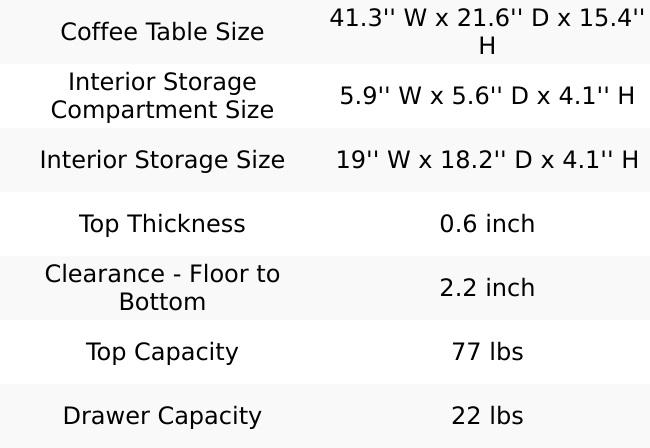 41.3''-76.7'' Extendable Coffee Table, Efficient Central Coffee Table with Multiple Storage Compartments, Multifunctional Adjustable Coffee Tables with Hidden Storage Space for Living Room,Black