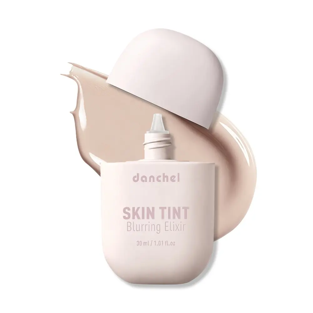 danchel Blurring Flawless Skin Tint Elixir Foundation, Hydrating & Long-Lasting Wear, Buildable Coverage, Natural Skin-Like Finish, Silky Fluid Texture, Lightweight & Breathable, Suitable for All Skin Types & Complexions, Moisturizing