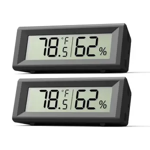 Small Digital Hygrometer, Humidity Meter, Indoor Thermometer, Room Temperature and Humidity , Gauge with Accurate Sensor, for House, ,  Room, Greenhouse, Humidor, Incubator, Reptiles