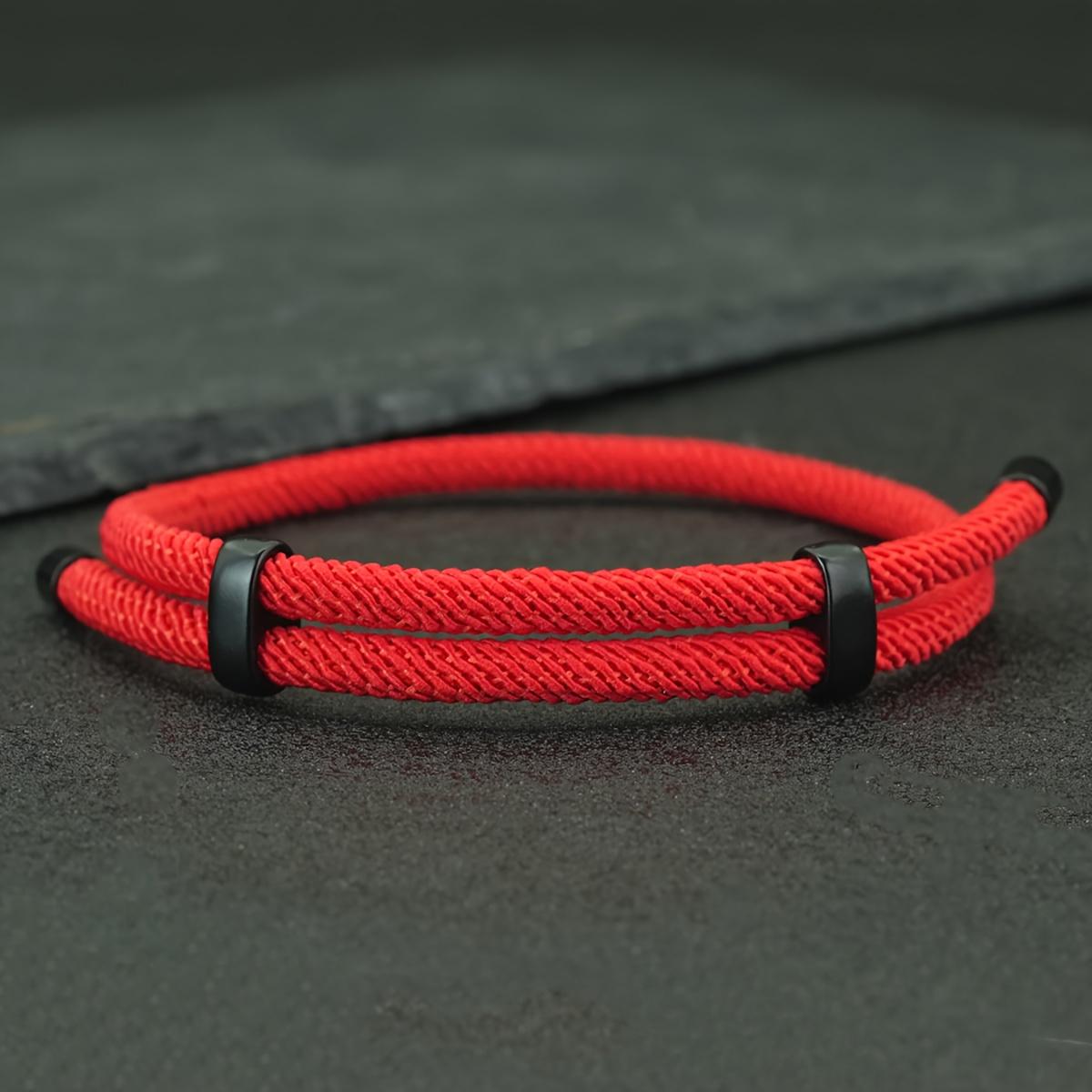 Minimalist 4mm Grade A Milan Rope Bracelet Men Sliding Adjustable Cord Bracelet Gift for Lover Jewelry Accessories