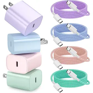for  16 15 Charger   [4 Pack] 20W USB C Wall Charger Block with 6FT USB C   for  16 15 Pro Max/15 Pro/15/15 Plus,iPad Pro 12.9"/11",iPad Air