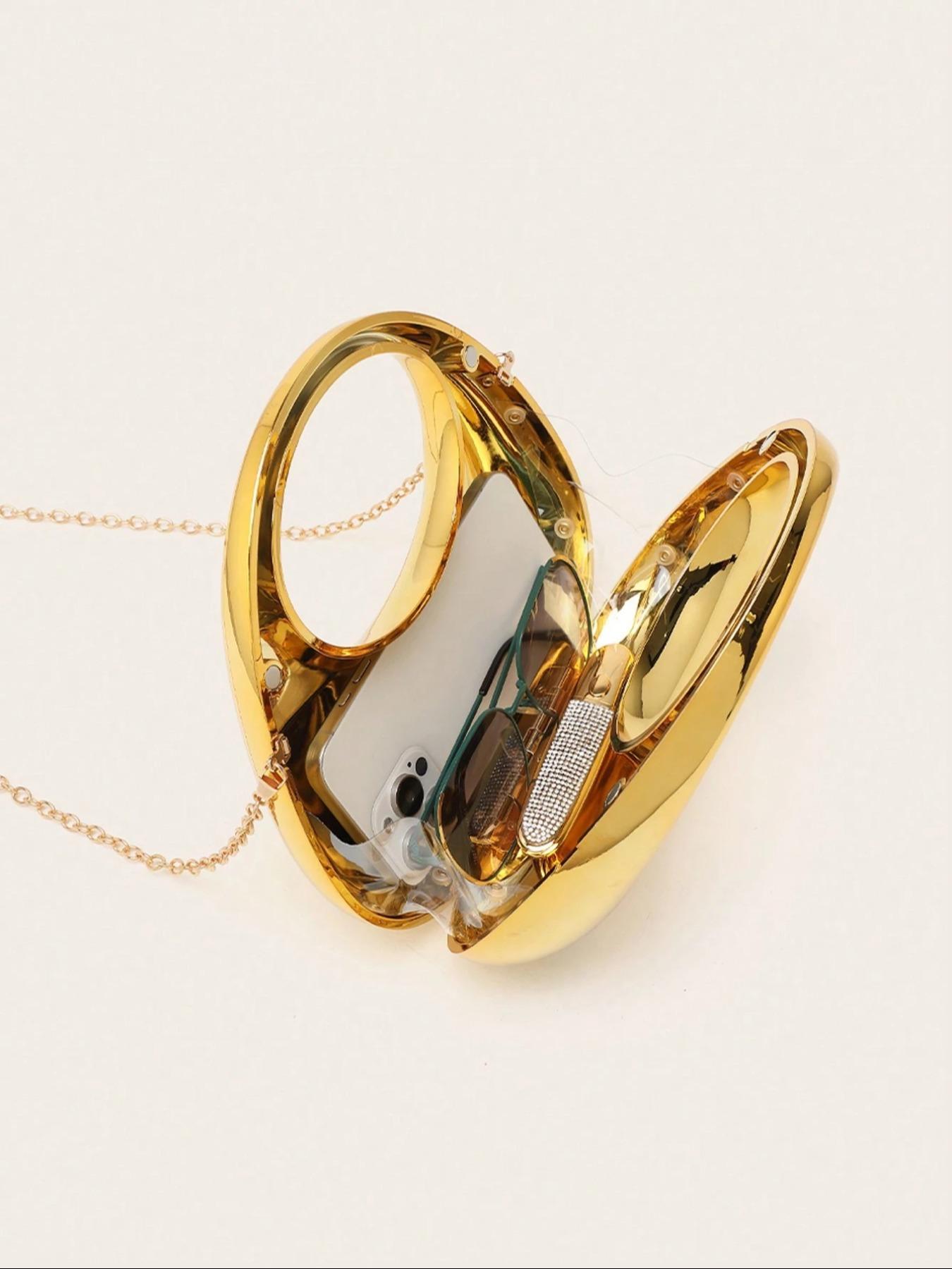 Women's Fashionable Acrylic Shell Design Crossbody Bag, Casual Versatile Shoulder Bag for Daily Used, Trendy All-match Commuter Bag, Casual Handbag Satchel, Fashionable Bling Bag